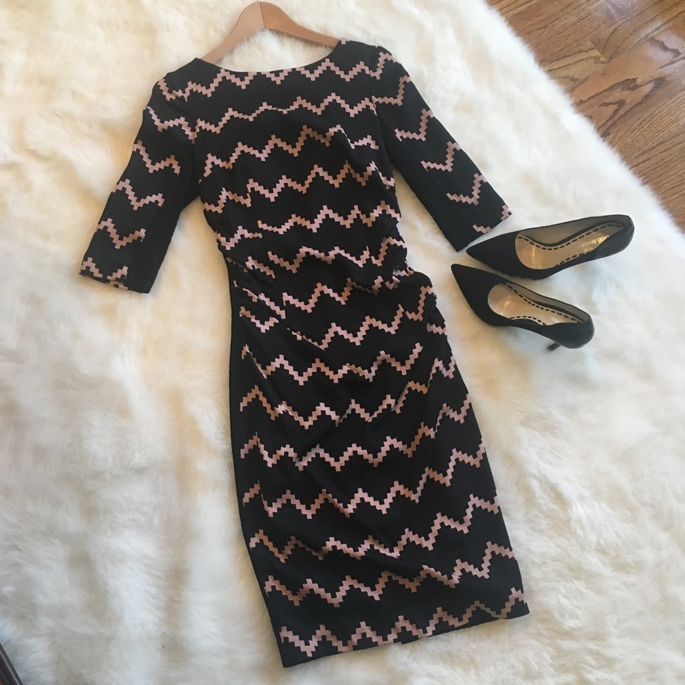 Tracy Reese Chevron Print Dress
